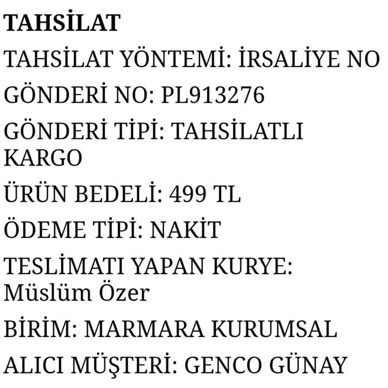 Kargo İle Gelen Ürün Tamamen Kuru Ve Yanlış Özellikte!