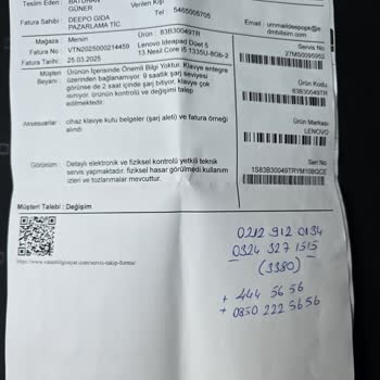 15 Günlük Lenovo Cihazım Kargoda Kırıldı, Vatan Bilgisayar Ve Servis Süreci Mağduriyet Yaratıyor