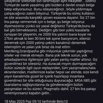 Bets10'dan Para Çekiminde Sürekli Hata Ve Destek Eksikliği