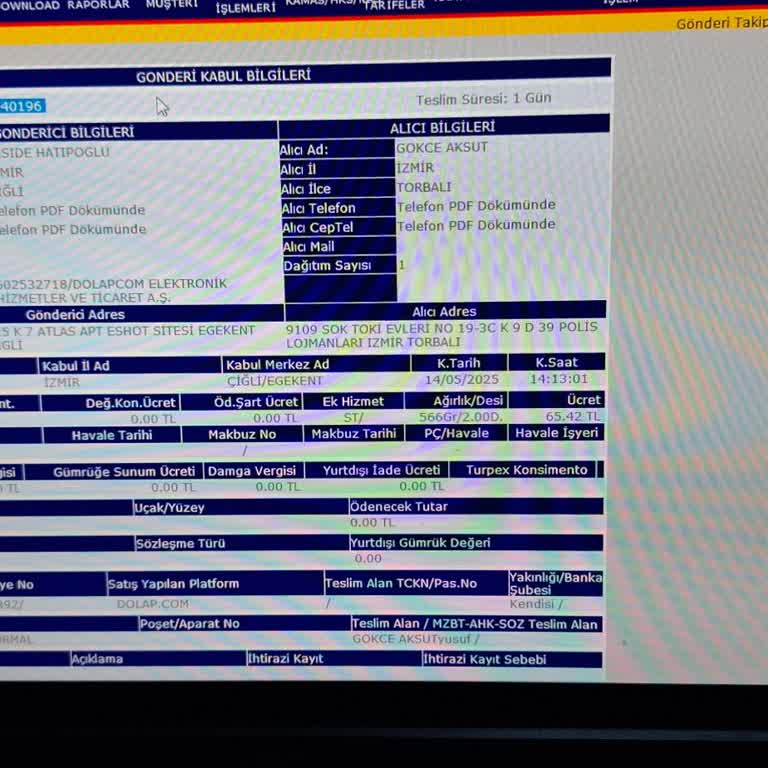 PTT Kargo'da Haksız Ek Ücret Ve Yanlış Ölçüm Sorunu