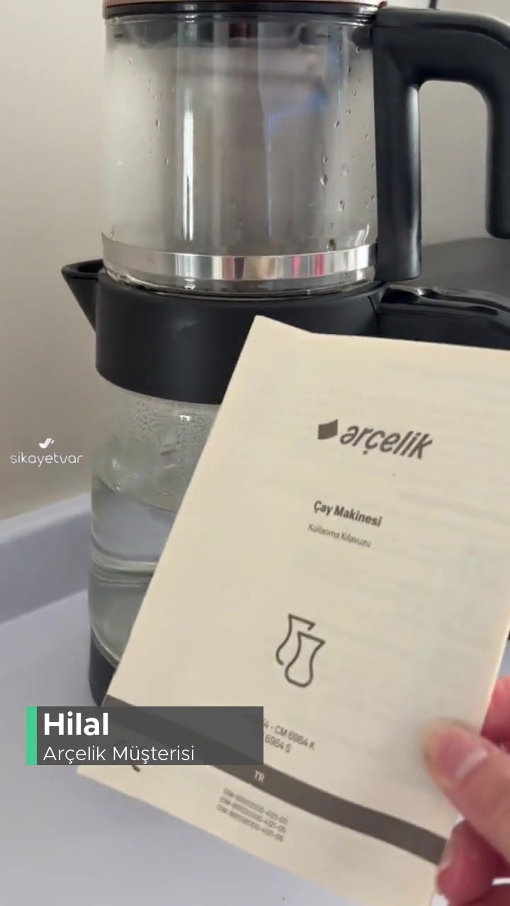 Arçelik Çay Makinesi Siyah Boya Döküyor videonun kapak resmi