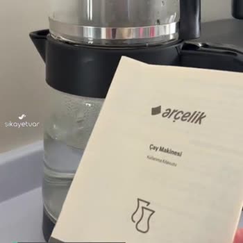 Arçelik Çay Makinesi Siyah Boya Döküyor