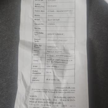 Kısa Sürede Arızalanan Saat Ve Yetersiz Müşteri Hizmeti