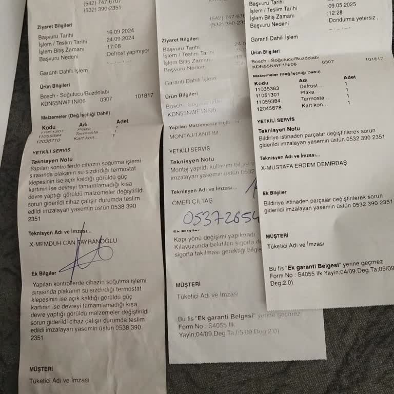 Bosch Buzdolabında Sürekli Arıza Ve Çözülmeyen Sorun