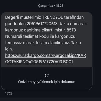 Sürat Kargo Teslimat Mağduriyeti Ve Engelliye Destek Verilmemesi