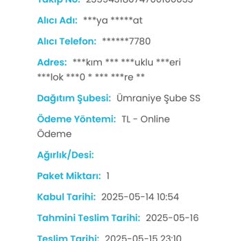 Kargoist İle Siparişim Kayboldu, Müşteri Hizmetlerine Ulaşamıyorum