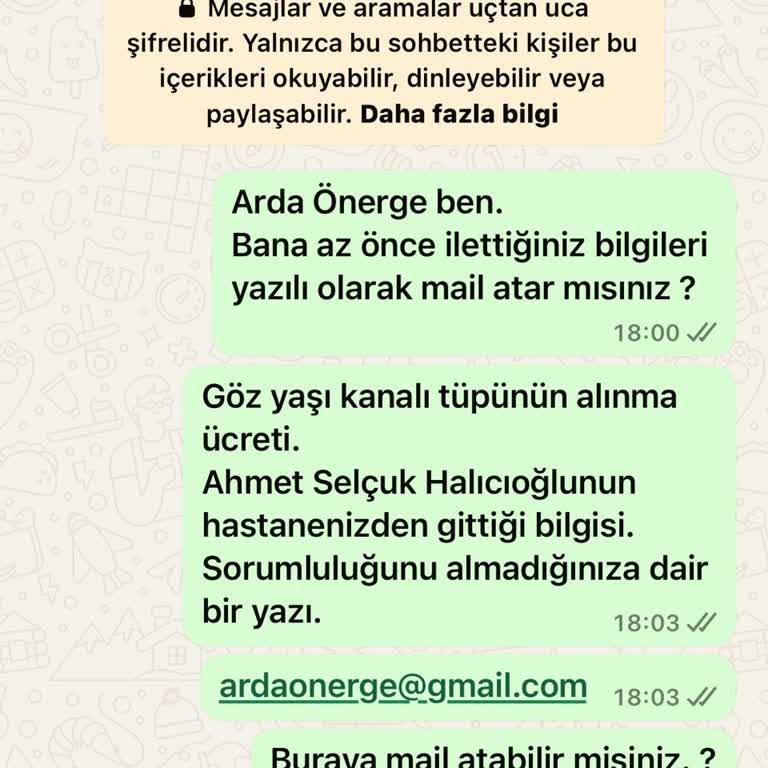 Ameliyat Sonrası Tüp Çıkarma İçin Ek Ücret Ve İlgisizlik Mağduriyeti Yaşadım