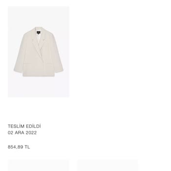 Zara Online Alışverişte Ürün Ve Para İadesi Sorunu, Yetersiz Müşteri Hizmeti