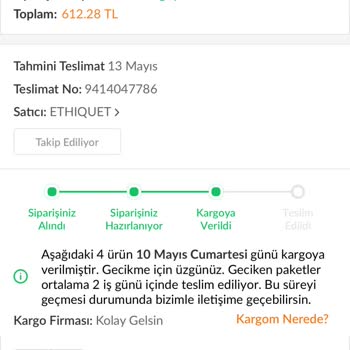 Kargo Teslimatında Gecikme Ve Yanlış Bilgilendirme