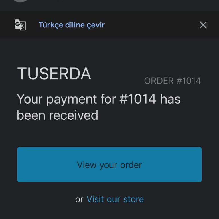 Tuserda Bir Ay Oldu Ürünüm Gelmedi