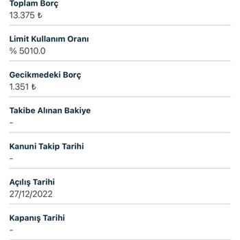Kredi Kartı Kapatıldıktan Sonra Gecikmede Görünme Sorunu