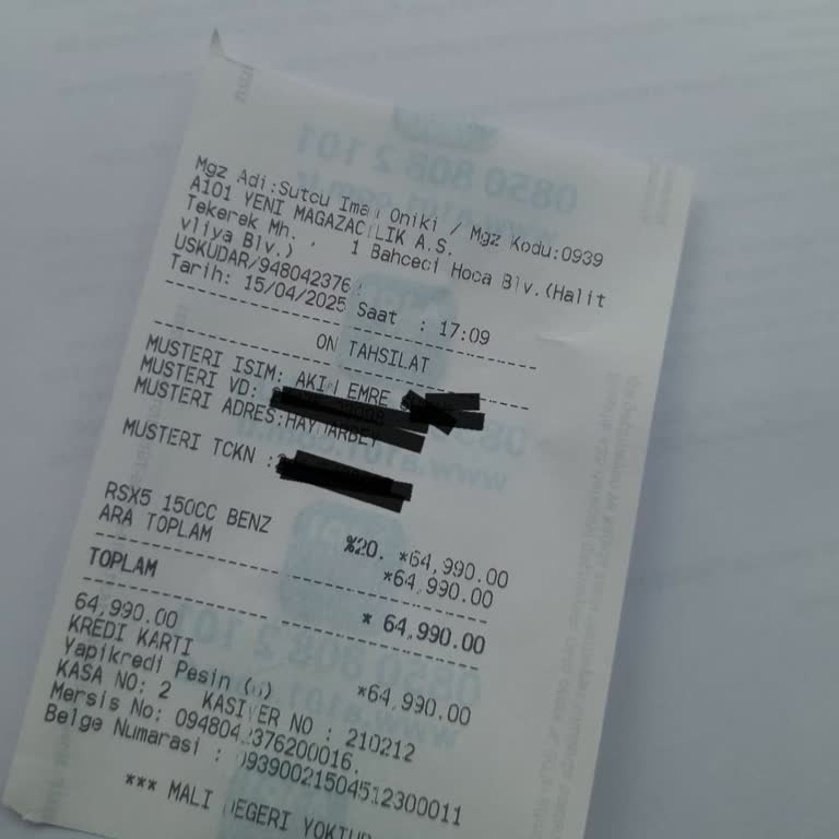 A101'den Aldığım Motorsikletin Teslimatı Ve Evrakları Sürekli Gecikti