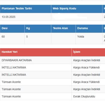 Sürat Kargo Teslimat Gecikmesi Ve Bilgilendirme Eksikliği Mağduriyeti
