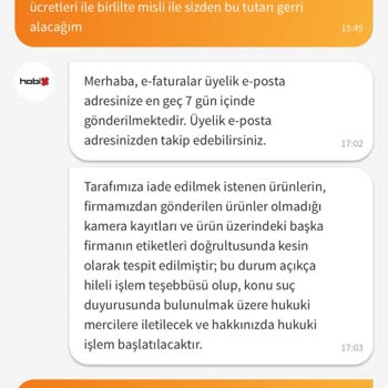 Hasarlı Ürün Ve İade Sürecinde Yaşanan Sorun