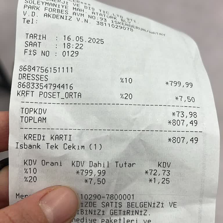 Poşet Ücretinin Yüksek Olması Hakkında Şikayet