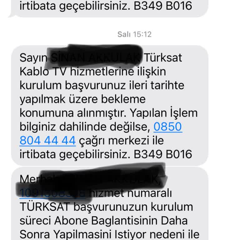 TÜRKSAT Kurulumunda Randevu Sorunları Ve Müşteri Mağduriyeti