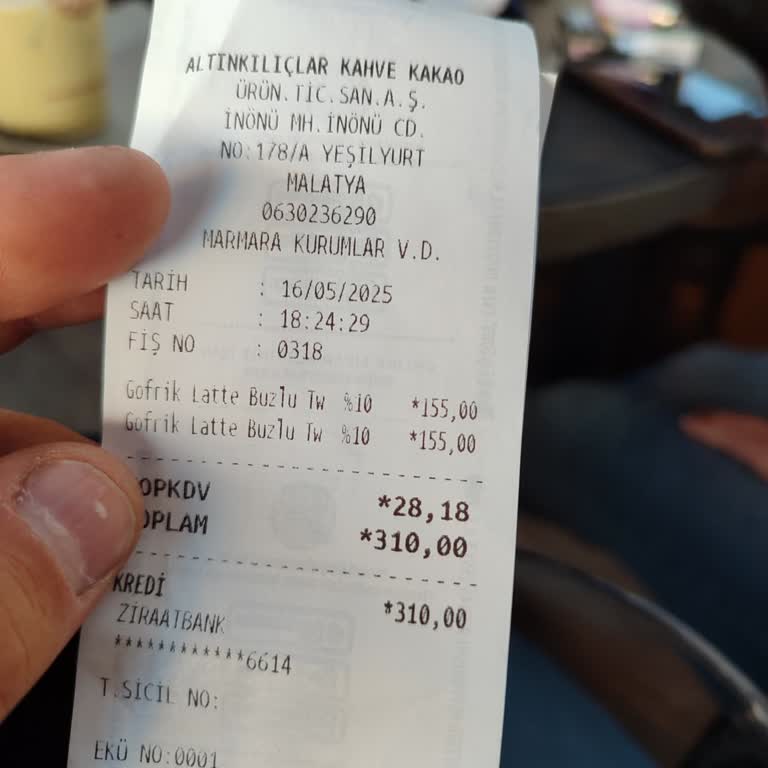 Soğuk Latte Siparişimde Eksik Ürün Ve Saygısız Davranış