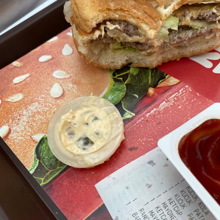 Burger King'de Hamburgerden Plastik Çıktı, Siparişler De Çok Gecikti