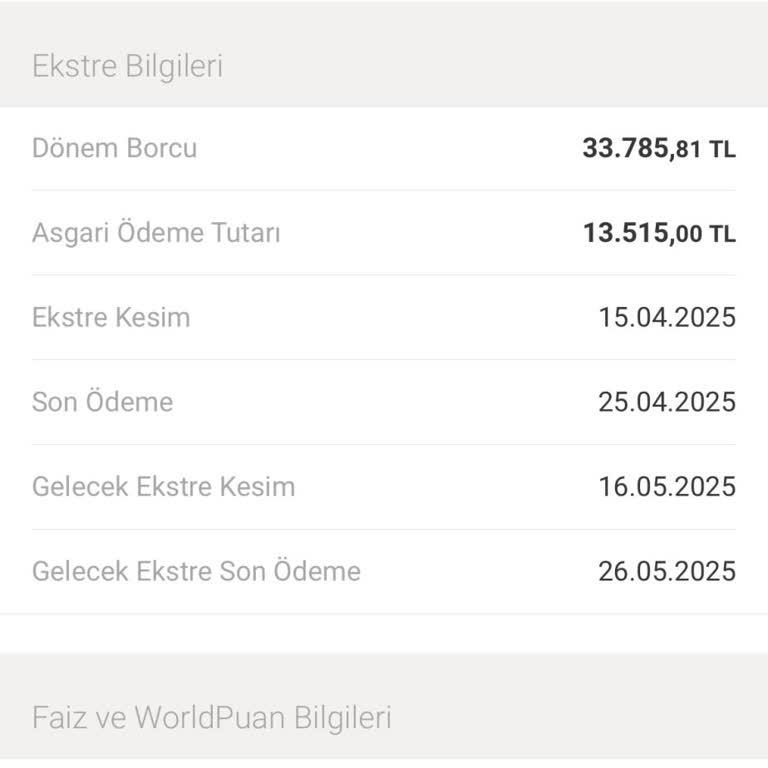 Ekstre Kesim Tarihi Değişikliği Hakkında Bilgilendirme Eksikliği