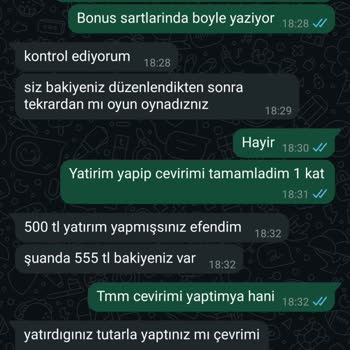 Bonus Hakkım Verilmiyor, Ek Şartlar Sunuluyor