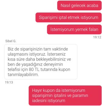 Siparişim Saatlerdir Teslim Edilmedi, Destek Alamadım