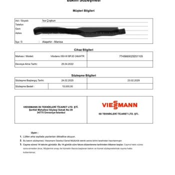 Ek Bakım Sözleşmesinde İptal Ve İade Sorunu Yaşıyorum