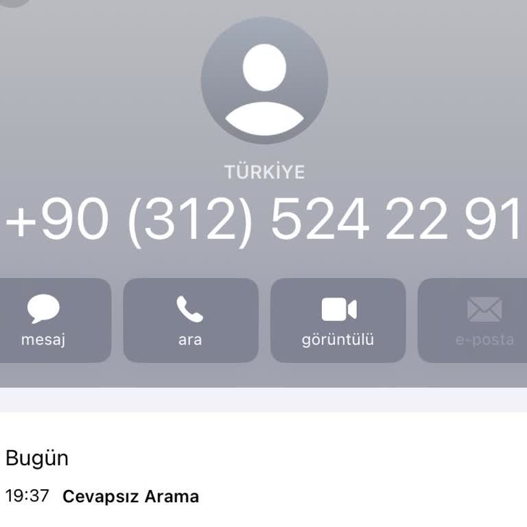 +90 312 524 22 91 Numarasından Sürekli Aranıyorum Ve Sorumluluk Kabul Etmiyorum