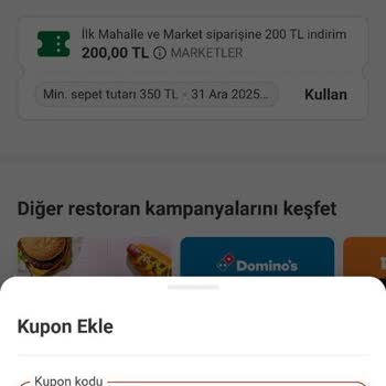 Geçersiz Kupon Kodu Mağduriyeti