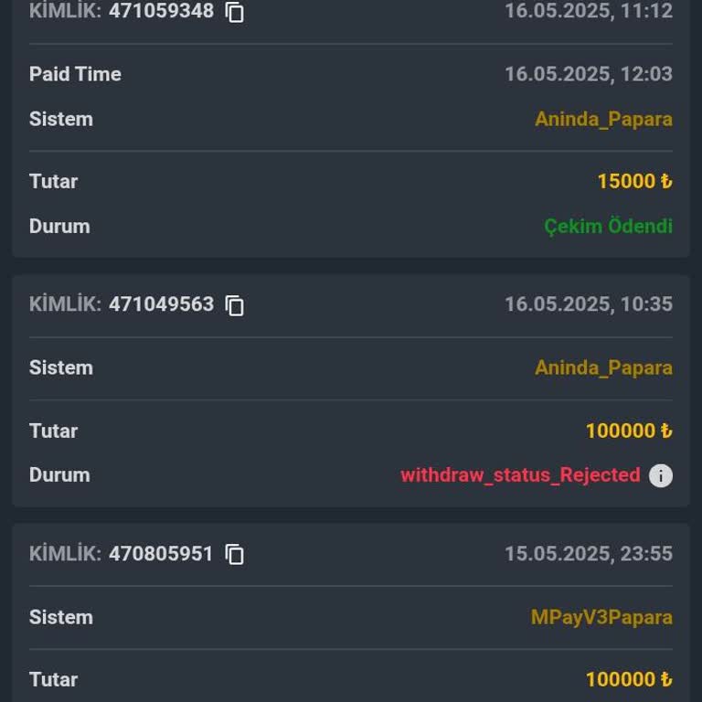 Kazancım Haksız Gerekçeyle İptal Edildi