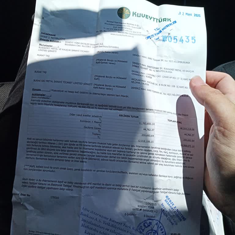 Devredilen Firma Hisselerine Rağmen Borçlandırma Tebligatı Gönderilmesi