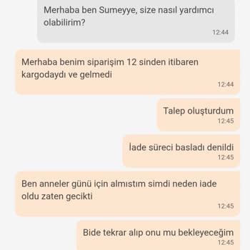 Anneler Günü Hediyemde Yaşanan Teslimat Ve Kupon Sorunu