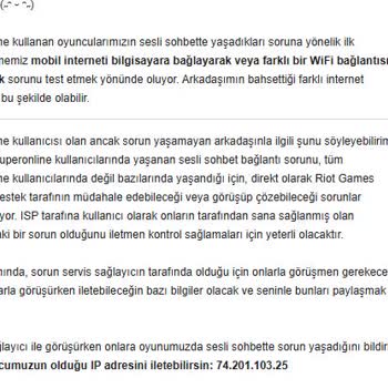 Superonline Müşteri Hizmetleri Valorant Sesli Sohbet Sorununa Çözüm Sunmuyor