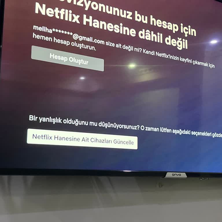 Onvo TV'de Netflix Erişimi Aniden Kesildi, Çözüm Bekliyorum