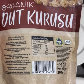 File Mağazasından Alınan Dut Kurusunda Taş Ve Saç Şoku