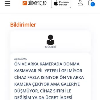 Cihazımın Sorunu Çözülmedi, Gürgençler'den Memnun Kalmadım