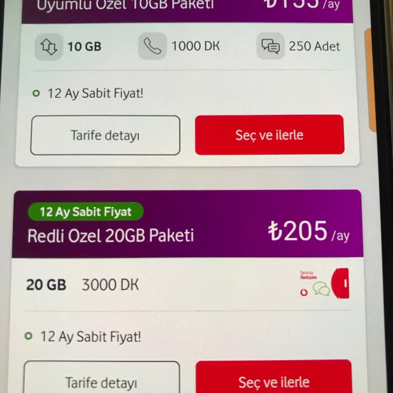 Vodafone Tarife Yenilemede Büyük Fiyat Farkı Ve Adaletsiz Teklif