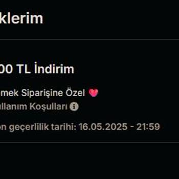 Migros Yemek İndirim Çeki Adresim Hizmet Dışı Bırakılarak Kullandırılmadı