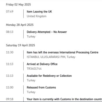 PTT Kargo Bildirim Yapmadan Ürünü İade Etti