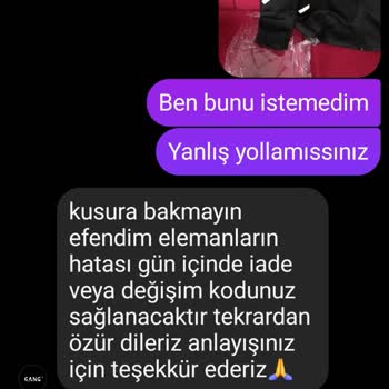 Sipariş Sonrası Farklı Ürün Gönderimi Ve İletişim Engeli