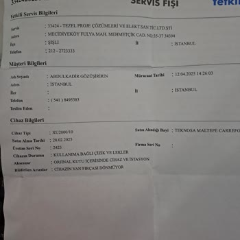 Servis Sürecinde İletişim Eksikliği Ve Belirsiz Teslimat Mağduriyeti