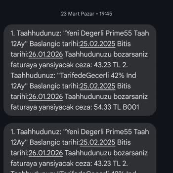 Kapatılan Hatta Beklenmedik Yüksek Fatura Şoku