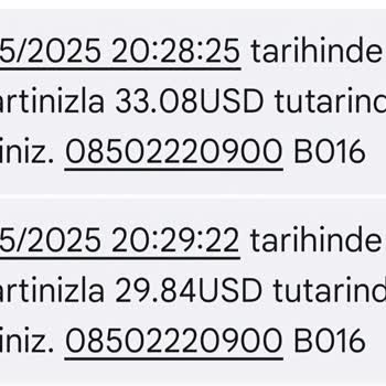 QNB Sanal Kartımdan İznim Dışında Yurt Dışı İşlemler Gerçekleşti