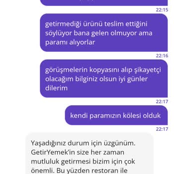 Getir'de Teslim Edilmeyen Siparişler Ve Yanıltıcı Bilgilendirme Sorunu