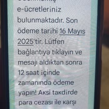 Olmayan Borçun SMS'i