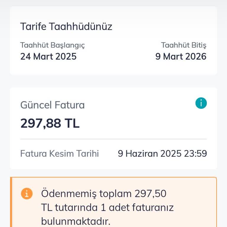 Türk Telekom'da Taahhüt Ve Fatura Tutarsızlığı Mağduriyeti