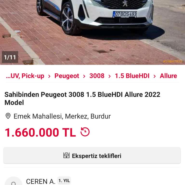 Arabam.com İlanında Güvenlik Açığı Ve Kapora Mağduriyeti