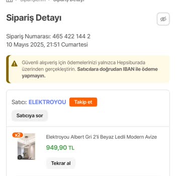 Sipariş İptali Sonrası Satışın Devam Etmesi Müşteriyi Mağdur Ediyor
