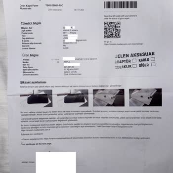 Satışta Verilen Batarya Değişim Garantisi Yerine Getirilmedi