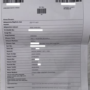 Satışta Verilen Batarya Değişim Garantisi Yerine Getirilmedi