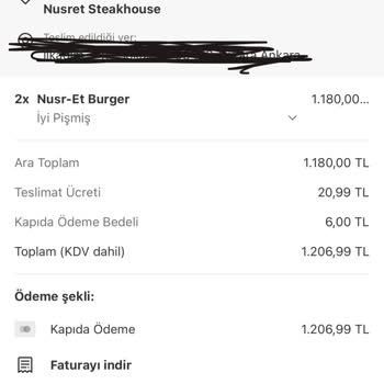 Çiğ Gelen Hamburgerlere Tam İade Talebi